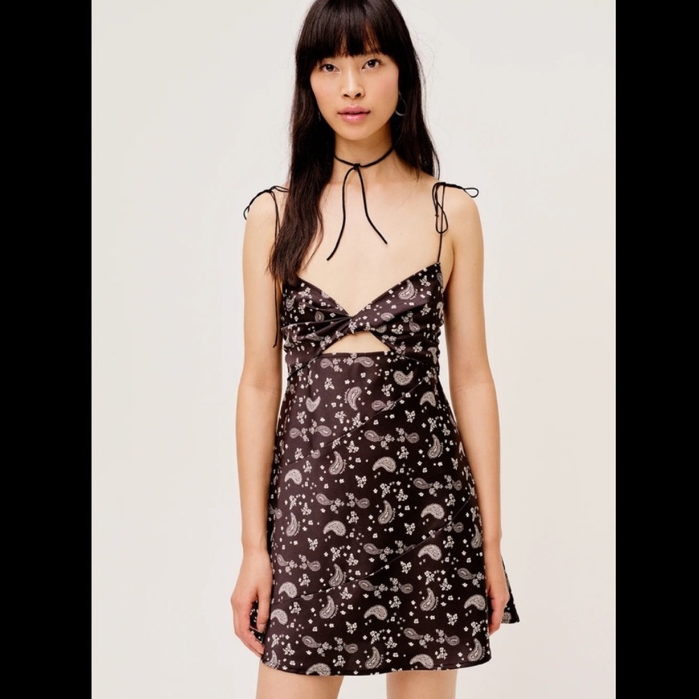 For Love & Lemons Paisley Mini Dress
